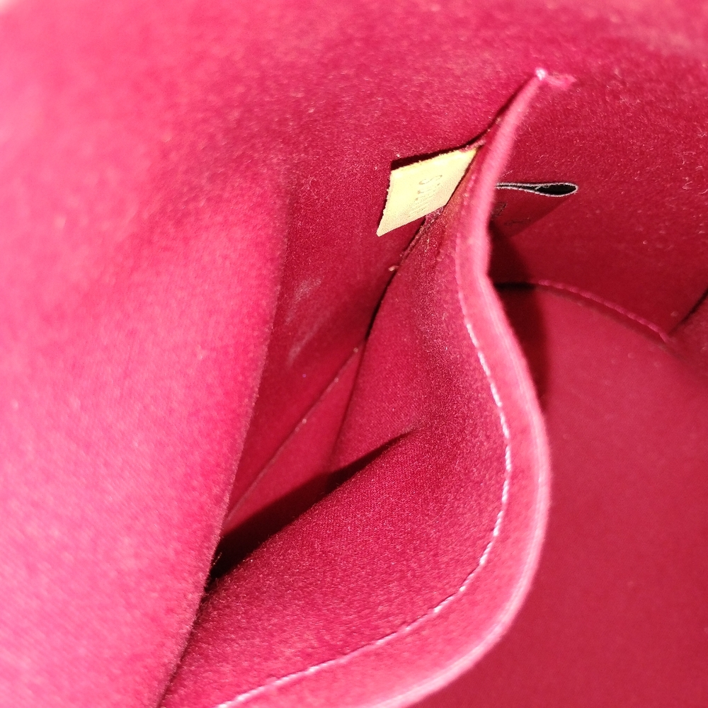 LOUIS VUITTON Vernis Red Patent Leather Alma PM Handbag COA - Picture 10 of 16